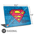 DC Comics Superman Logo Background Pattern Universal Laptop 13in (10.6 x 7.6in) Skin